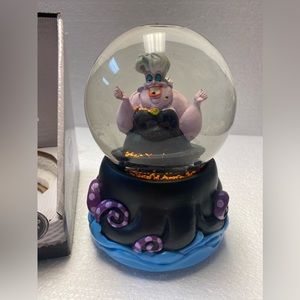Ursula musical snow motion globe
